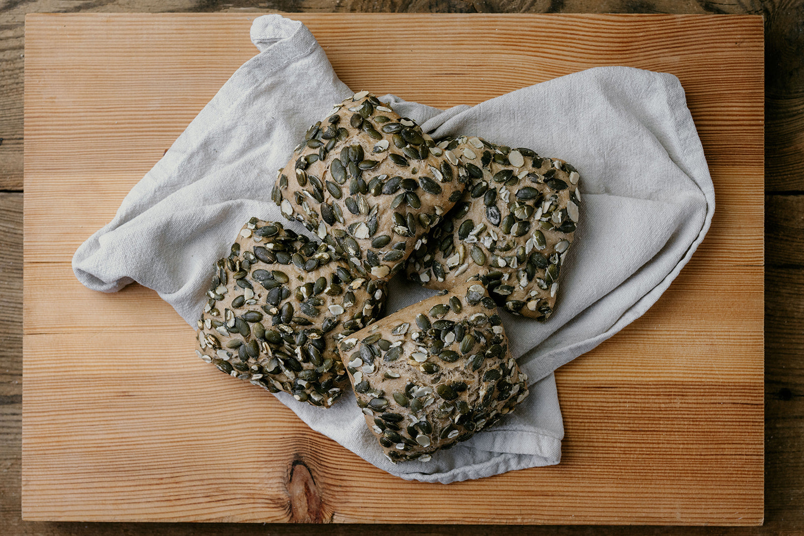 Pumpkin Seed Rolls (4-Pack)